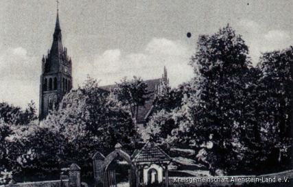 Kirche in Braunswalde um 1940