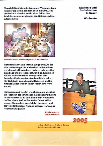 Prospektseite 7 "10 Jahre Salzburger Kirche"